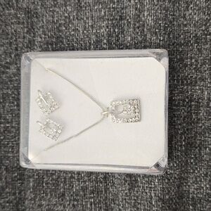 Necklace and matching earrings